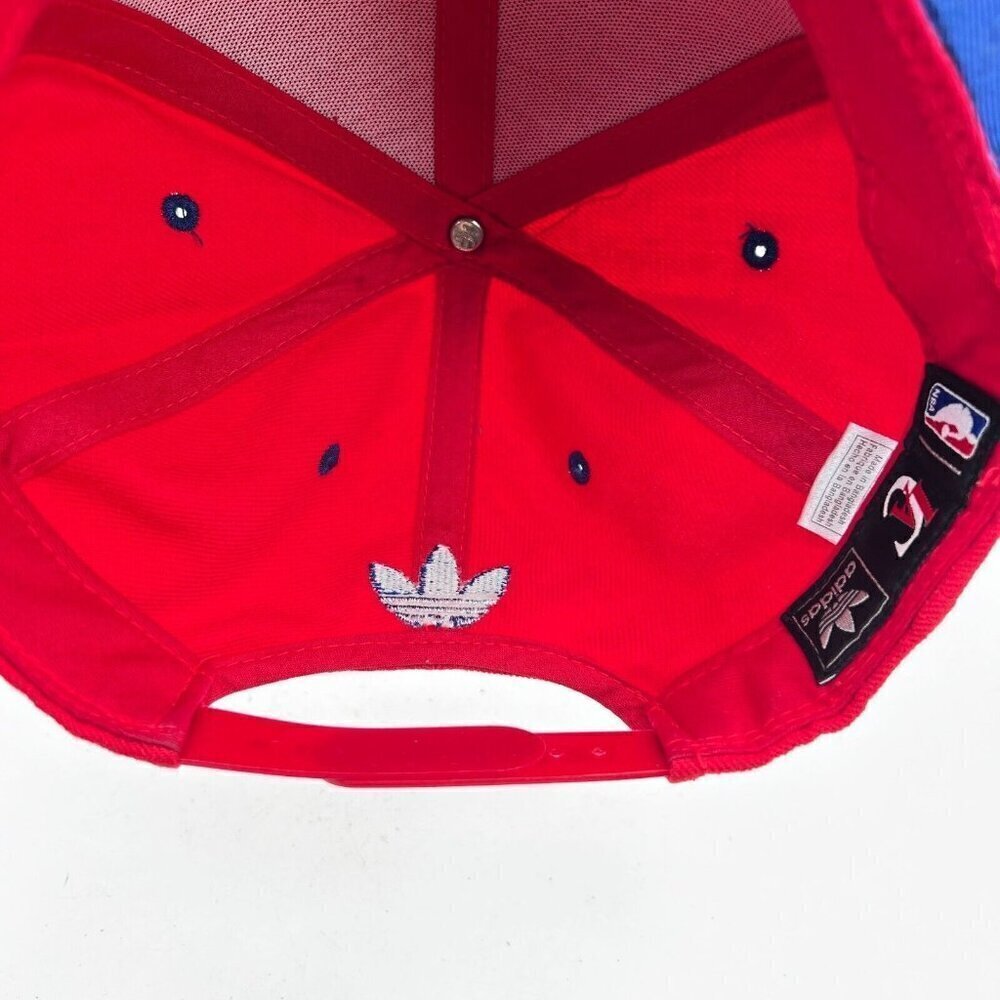 Adidas Los Angeles Clippers LAC NBA Red Blue Ebroidered Snapback Cap Hat - Picture 9 of 10
